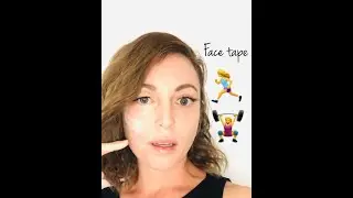 Facial Paralysis Bell's Palsy Face Tape for Running/ Gym