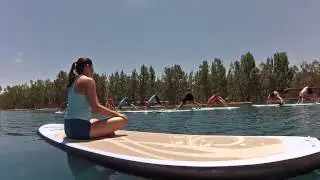 Cecilia's Yoga Class on Stand-Up Paddleboard