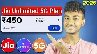 Jio Unlimited 5G Recharge Plan Rs.450 Details 2026