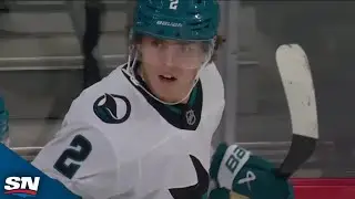 Sharks' Smith Finishes Beautiful Passing Play For Power-Play Goal