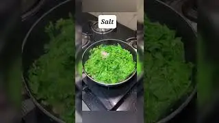 Palak Fry in quick and easy way #spinach  #homemade #palak #quickrecipe
