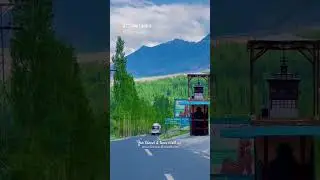The road to Khaplu &mdash; where every turn opens a new story of the mountains 💙 #letstravelnorth #khaplu