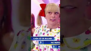 Nina (Marlei Cevada) no Programa S&iacute;lvio Santos