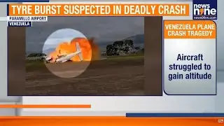 Venezuela Plane Crash Caught on Camera: 2 Dead as Jet Explodes After Takeoff | News9