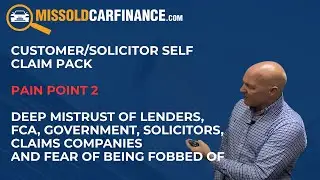 Customer/Solicitor Self Claim Pack - Pain Point 2 - Mis Sold Car Finance