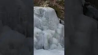 Cascade Falls, Patapsco State Park #shorts #frozen #waterfall #maryland  music by: bensound.com