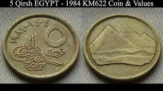 5 Qirsh EGYPT - 1984 KM622 Coin & Values