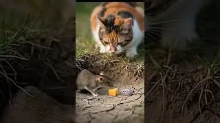 Cat's Instinct: The Mouse That Sensed Danger! #cat #mouse