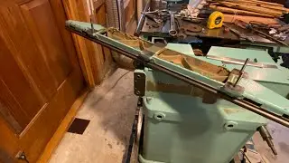 Wadkin BRS sliding table saw set up