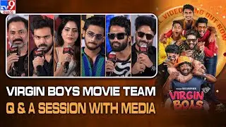 Virgin Boys movie team Q & A session with media at Trailer Launch Event - TV9