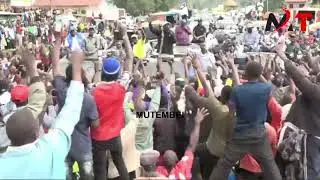 RIGY G! RIGY G! DRAMA IN KAKAMEGA AS RESIDENTS CHANT AS GACHAGUA ADDRESS THEM!!