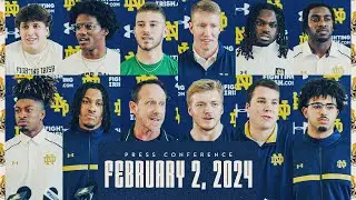 Winter Press Conference (2.2.24) | Notre Dame Football