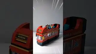 Czerwony, piętrowy autokar od LEGO 🚌 #lego #bus
