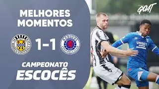 RANGERS EMPATA COM ST MIRREN E SEGUE SEM VENCER NO CAMPEONATO ESCOC&Ecirc;S! | MELHORES MOMENTOS