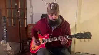 Blues playing on1980 Gibson Les Paul Deluxe (modded) and Amplitube Fender.