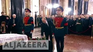 Russia: Moscow holds memorial service for Andrey Karlov