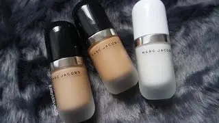 MARC JACOBS BEAUTY Re(marc)able Full Cover Foundation Concentrate REVIEW & Demo