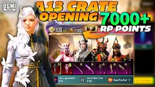 Timing Matter New Royale Pass Crate Opening | A13 RP Points Crate Opening