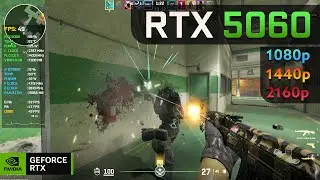 RTX 5060 | Counter-Strike 2 | 1080p, 1440p, 4K Very High