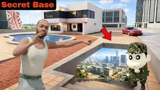 FRANKLIN AND SHINCHAN FOUND A SECRET BASE IN THEIR HOUSE | INDIAN BIKE DRIVING 3D