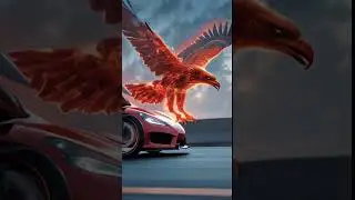 Epic Moto Ride with Soaring Eagle &ndash; Transformation into Supercar | 8K Ultra Realistic Scene