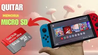 C&oacute;mo quitar una memoria Micro SD a un Nintendo Switch Oled?