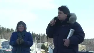 Manifestation pour l'eau potable &agrave; Gasp&eacute; 3 f&eacute;vrier 2013