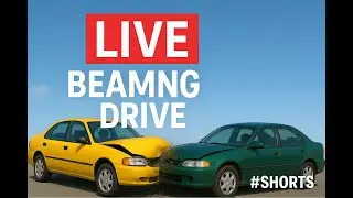 LIVE BeamNG Drive &mdash; Crazy Crashes & Realistic Physics! 🚗🔥 #Shorts