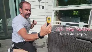 How to test if it's too hot to paint or stain your house, deck or fence.
