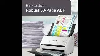 Epson DS-530 II Color Duplex Document Scanner | Fast, Reliable ADF for PC & Mac +