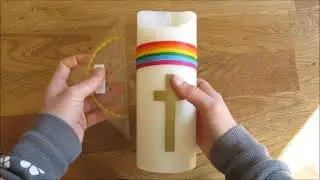 Osterkerze selbst gestalten