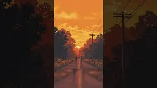 Sunset Walk - Lofi Beats for Studying & Relaxing  Chillhop Background Music (No Vocals)