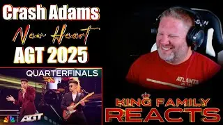 Crash Adams - New Heart | AGT 2025 Quarterfinals | REACTION
