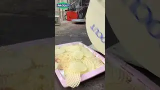 Amazing Waffle Fry Cutter/ Chick-Fil-A Waffle Fries/ Potato Waffle Cutter #viralvideo #wafflefries