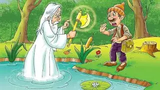 Picture Comprehension | Picture Description | An Honest Woodcutter | Honesty is the best policy