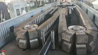 DWC pipe machine with markline