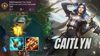 CAITLYN CRIT BUILD ADC GAMEPLAY RANKED S16