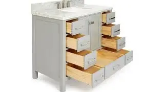 ARIEL Cambridge 43'' W Single Basin Vanity by KitchenSource.com