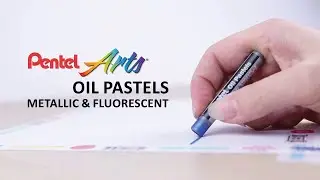 Pentel Arts Oil Pastels Fluorescent & Metallic - Create your own vibrant artwork