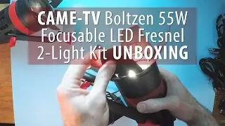 UNBOXING: CAME-TV Boltzen 55W LED fresnel 2-light kit