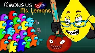 Among Us vs Ms. Lemons 🍋🔥 Sour Battle Begins!