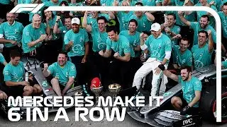 Six In A Row! Mercedes Match Ferrari Record With 2019 Title Win