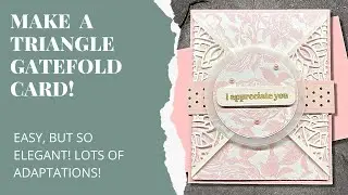 Easy Triangle Gatefold Card