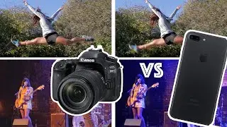Canon 80D DSLR vs iPhone 7 plus VIDEO test - Вам всё ещё нужна зеркалка?