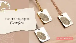 Modern, Minimal, Meaningful: The Modern Fingerprint Necklace
