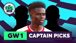 FPL GW1: CAPTAINCY PICKS | Is Saka Overlooked? | Gameweek 1 | Fantasy Premier League 2023/24 Tips
