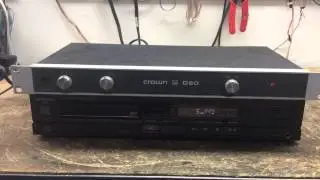 Crown D60 Amplifier Amp #1