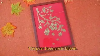 4 Relaxing craft activity: Gold leaf painting 
