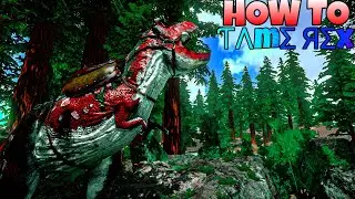 HOW TO TAME REX In Ark mobile | panthini gaming | with easy trap | #ark #rex #panthinigaming