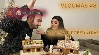 🎄 VLOGMAS #8 |  GINGERBREAD HOUSE CHALLENGE 🤜🏼🤛🏼